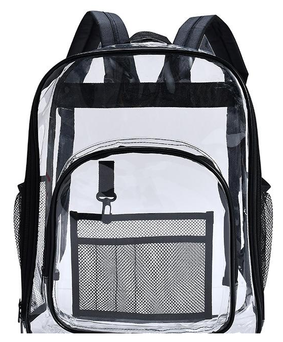 Clear Backpack Black~210000014598